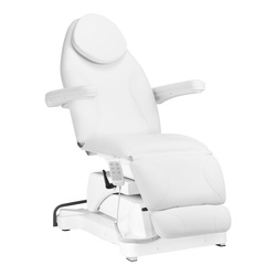 Electric sillon basic 3 siln. swivel cosmetic chair white