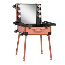 Trunk portable stand t-27 rose gold