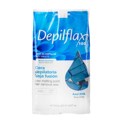 Depilflax wosk twardy bezpaskowy do depilacji 1kg azulen