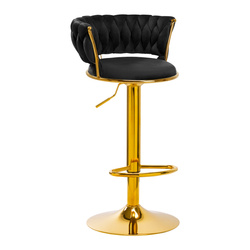 4rico bar hocker qs-b313a velvet black