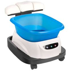 Azzurro paddling pool with massager and cart