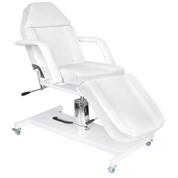 Hydraulic cosmetic beauty chair basic 210 white cosmetic chair on wheels