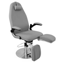 Hydraulic podiatry chair azzurro 713a grey