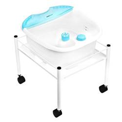 Straight shower tray set + foot massager with temp support am-506a