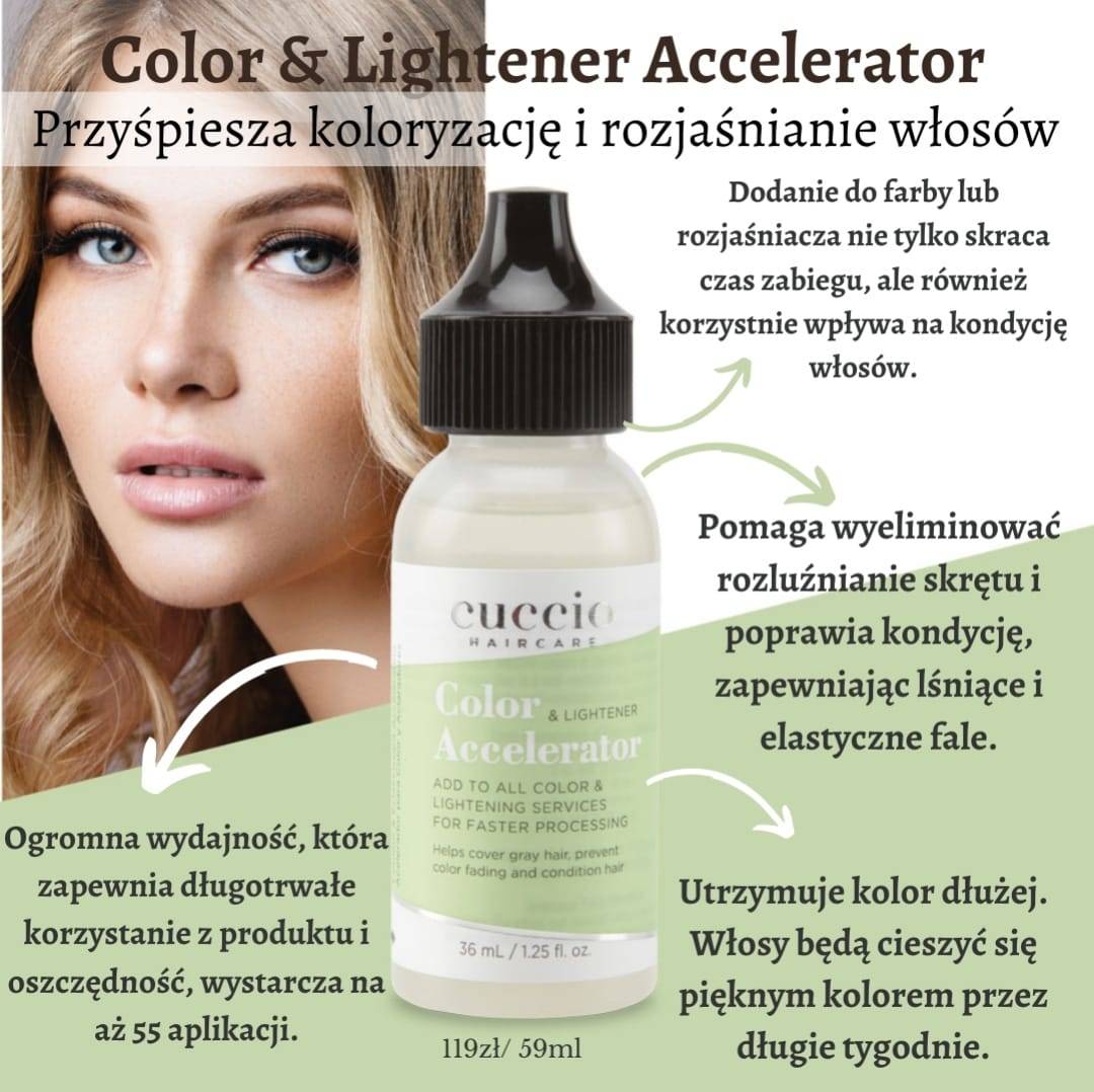 Cuccio HairCare Color & Lightener Accelerator 36ml - Beauty Direct