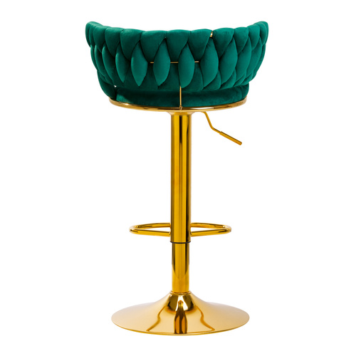 4rico bar hocker qs-b313a velvet green