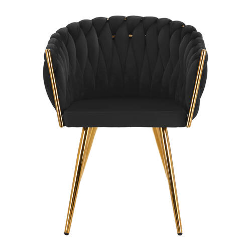 4rico chair qs-gw06g velvet black