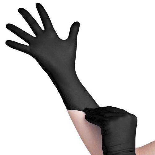 All4med disposable nitrile diagnostic gloves black xl