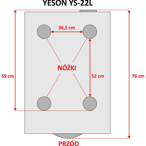 Autoclave Yeson series YS 22L Silver Line class B