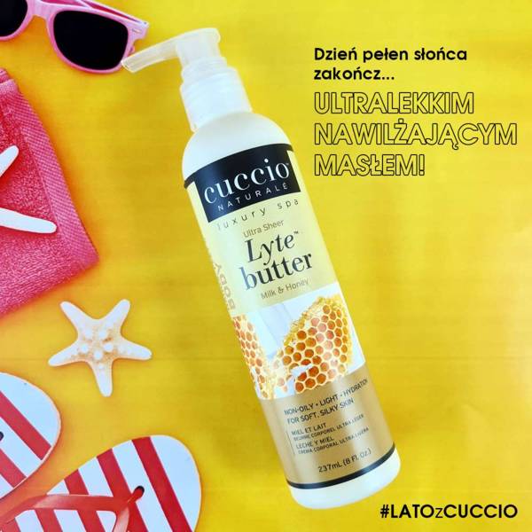 Cuccio Naturale Ultra Light Milk and Honey Body Butter 237 ml