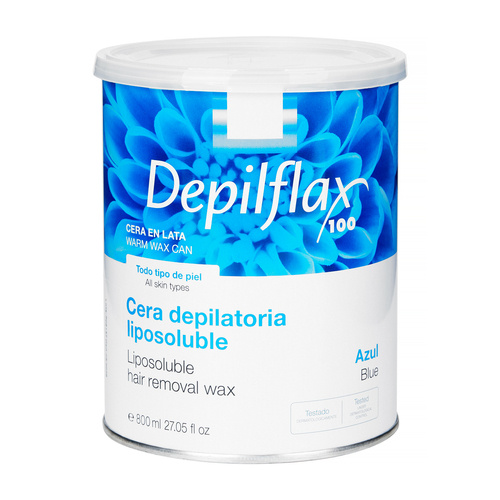 Depilflax depilatory wax can 800ml azulene