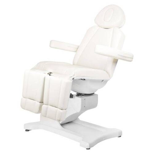 Electr. cosmetic chair azzurro 869as pedi rotary 5 siln. white