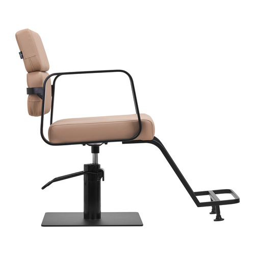 Gabbiano hairdressing chair porto black and beige