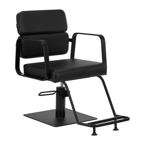 Gabbiano hairdressing chair porto black and black