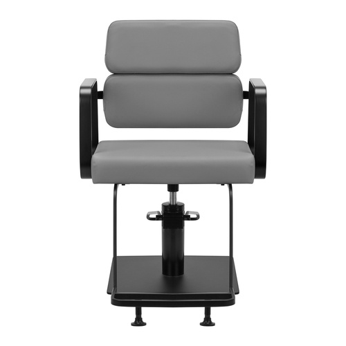 Gabbiano hairdressing chair porto black and grey