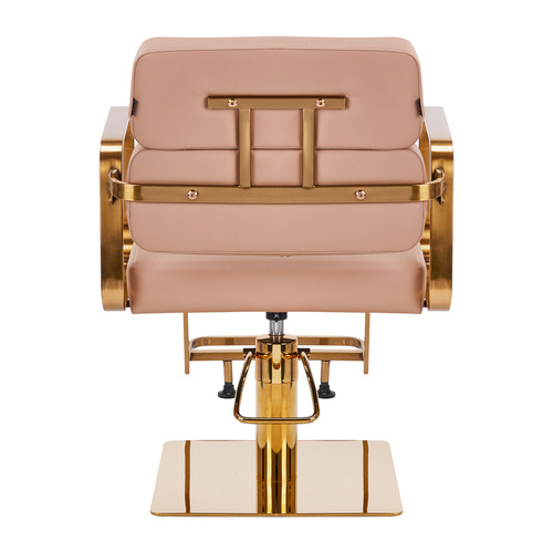 Gabbiano hairdressing chair porto gold beige