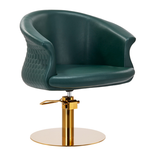 Gabbiano hairdressing chair versal gold bottle green