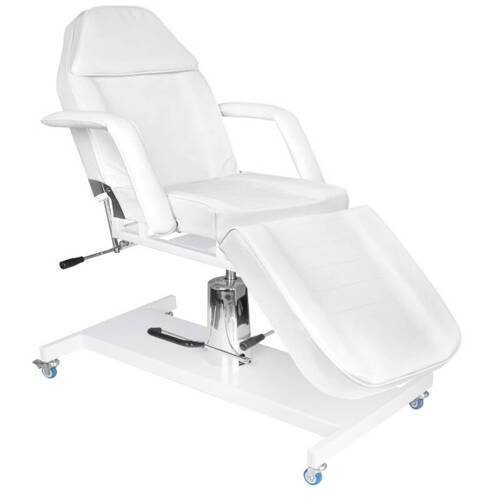 Hydraulic cosmetic beauty chair basic 210 white cosmetic chair on wheels