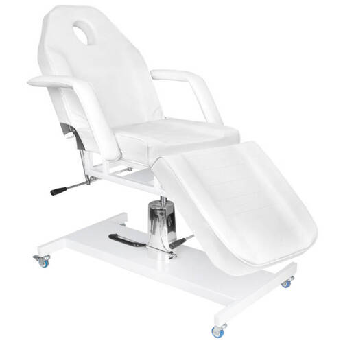 Hydraulic cosmetic beauty chair basic 210 white cosmetic chair on wheels