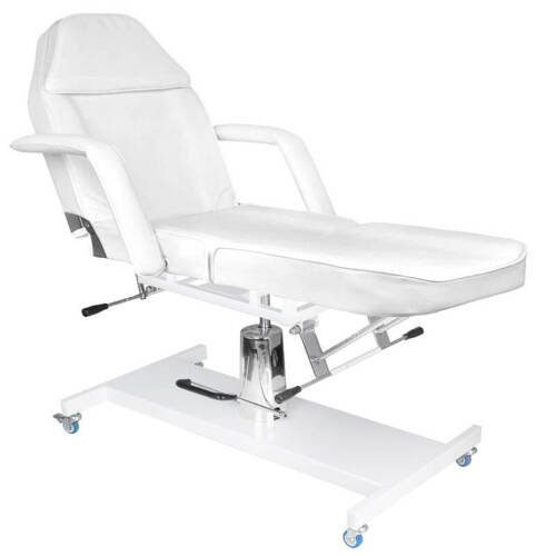 Hydraulic cosmetic beauty chair basic 210 white cosmetic chair on wheels