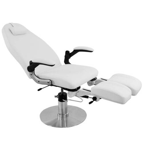 Hydraulic podiatry chair azzurro 713a white