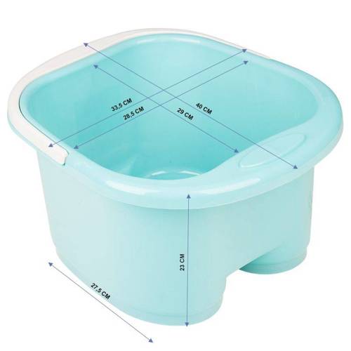 Pedicure bowl with rollers blue activeshop