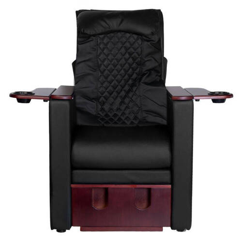 Pedicure spa chair with back massage azzurro 101 black