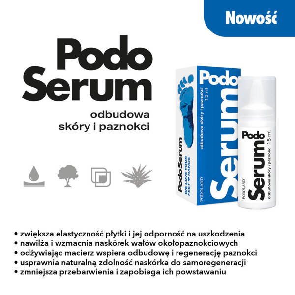 Podoland Podoserum 15ml serum for nail and skin reconstruction