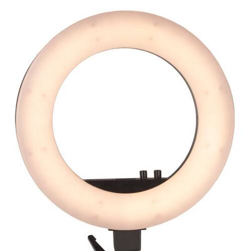 Ring light 18' 48w led ring light black + tripod