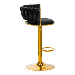 4rico bar hocker qs-b313a velvet black