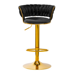 4rico bar hocker qs-b313a velvet black