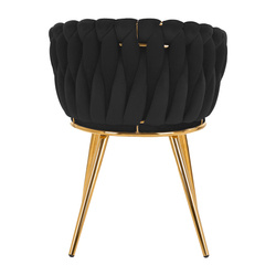 4rico chair qs-gw06g velvet black