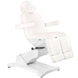 Electr. cosmetic chair azzurro 869as pedi rotary 5 siln. white