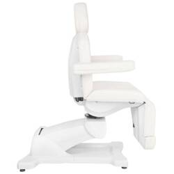 Electr. cosmetic chair azzurro 869as pedi rotary 5 siln. white