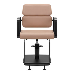 Gabbiano hairdressing chair porto black and beige