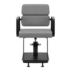 Gabbiano hairdressing chair porto black and grey