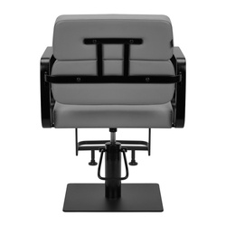 Gabbiano hairdressing chair porto black and grey