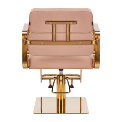 Gabbiano hairdressing chair porto gold beige