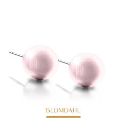 Pearl Pastel Light Rose 6 mm SFJ pure medical titanium earrings