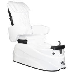 Pedicure spa chair as-122 white with massage function and pump