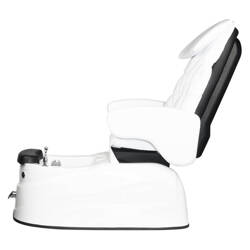 Pedicure spa chair as-122 white with massage function and pump