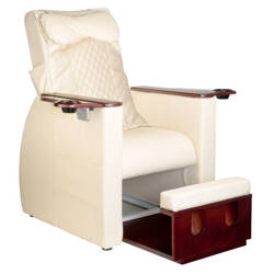 Pedicure spa chair with back massage azzurro 101 beige