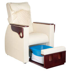 Pedicure spa chair with back massage azzurro 101 beige