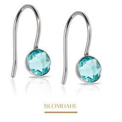 Pendant Bezel Turquoise 5 mm earrings SFJ natural medical titanium