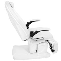 Podiatry chair electr. azzurro 709a 3 siln. white