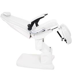 Podiatry chair electr. azzurro 709a 3 siln. white