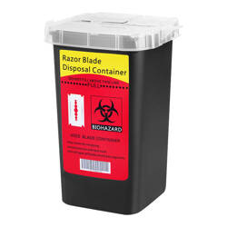 Waste container - razor blades