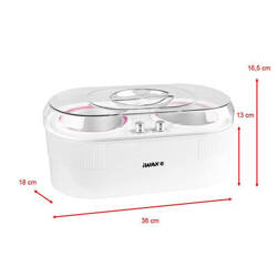 Wax warmer can 2-in-1 400 ml + 800 ml 350w