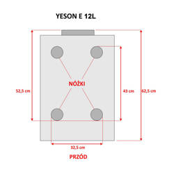 Yeson E-12L Black Line LED Series Autoclave