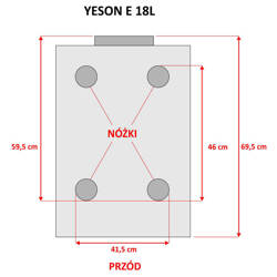 Yeson E-18L Black Line LED Series Autoclave